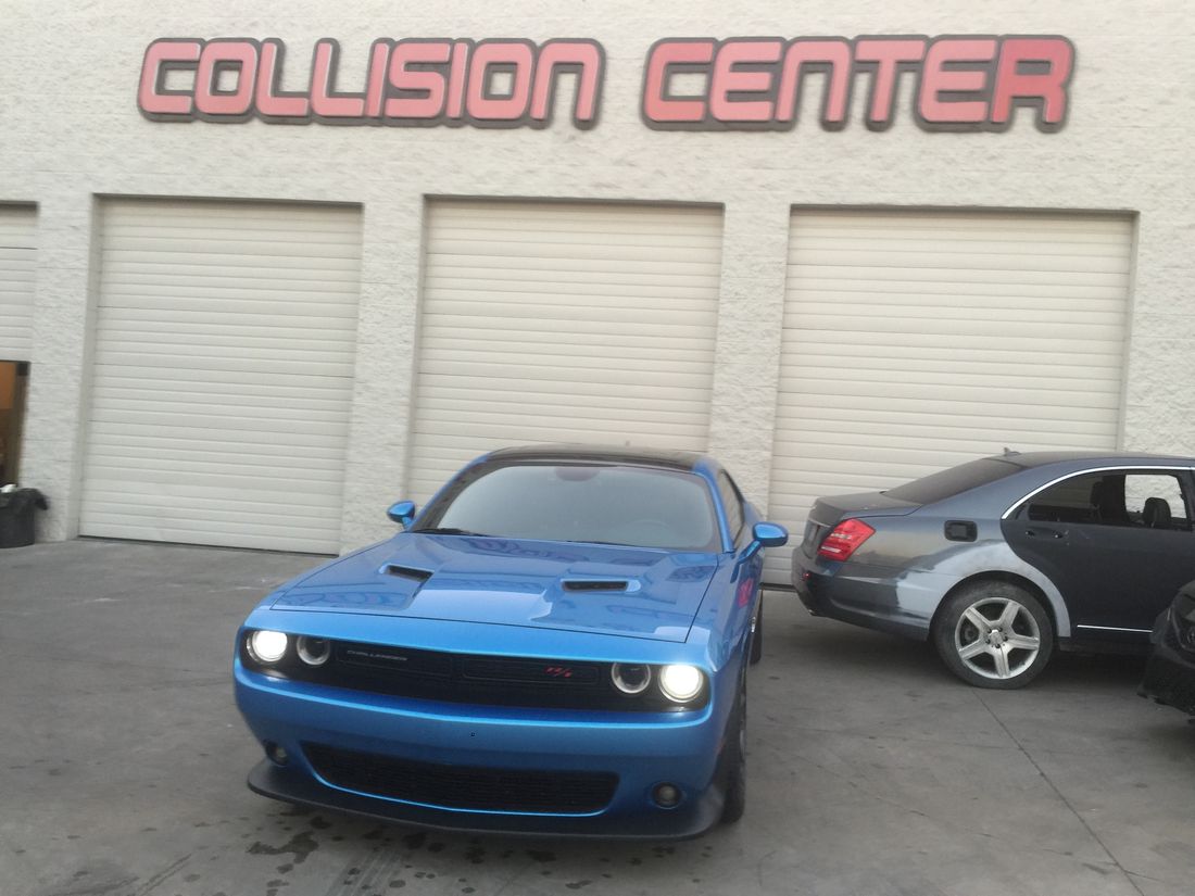 Dodge Challenger fully repaired and repainted after collision repair