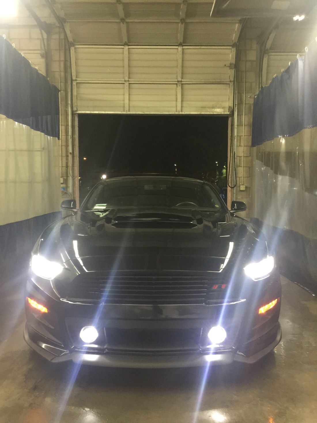 Ford Mustang front end fully repaired after collision repair