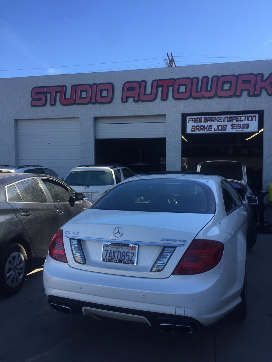 Mercedes-Benz CL63 AMG serviced at Studio Autoworks & Collision Center