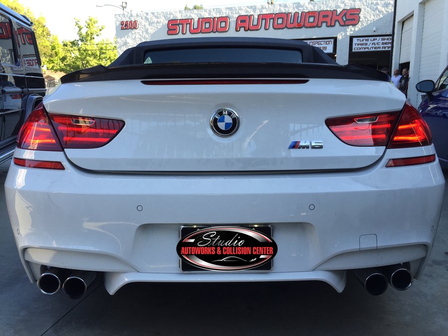 BMW M6 Convertible serviced at Studio Autoworks & Collision Center
